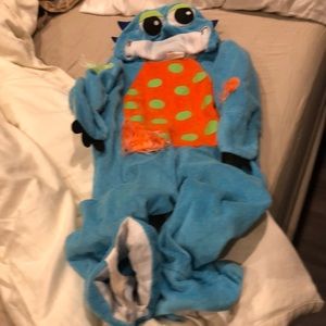 Multicolored toddler Monster costume. Size 2-3T.